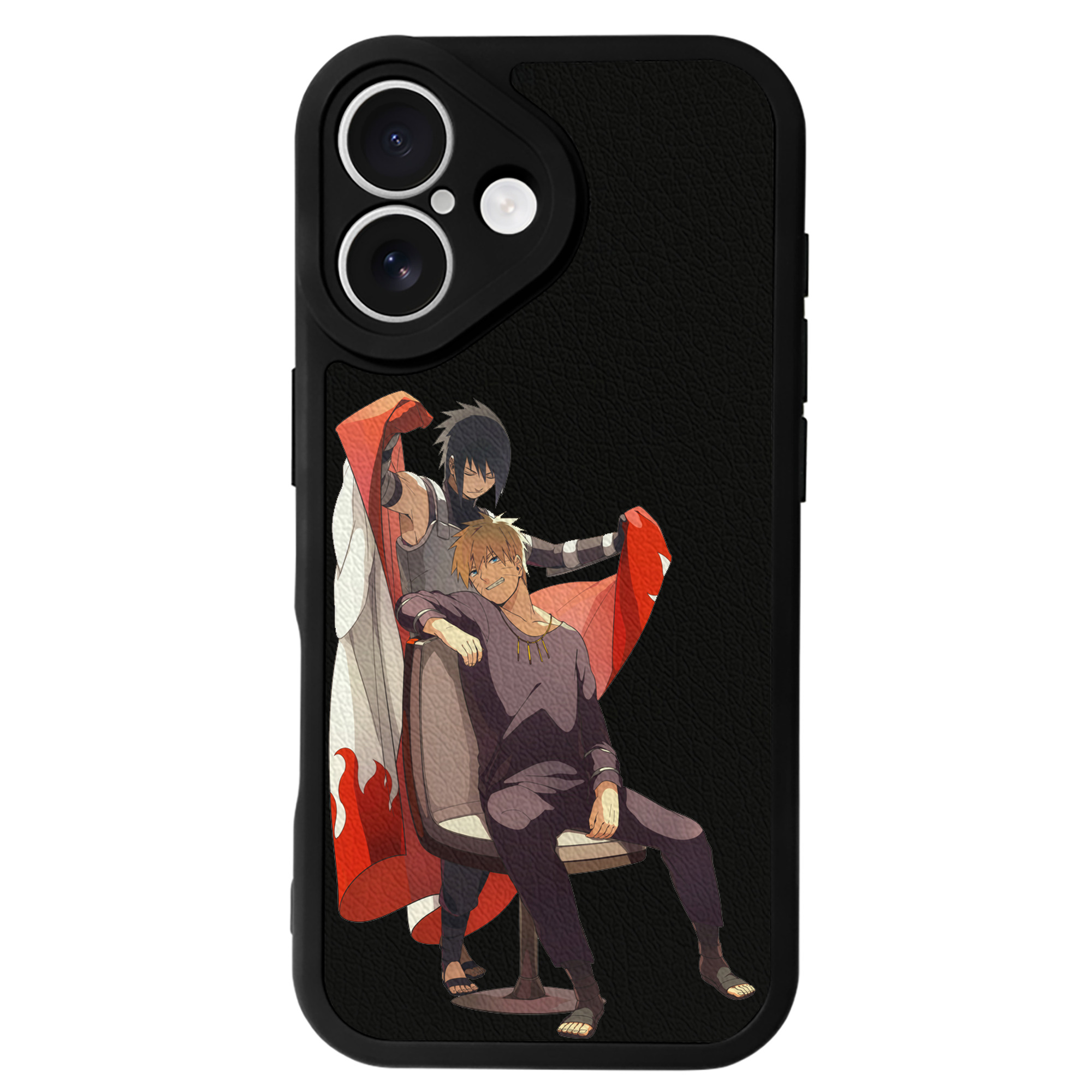 （画像用） NARUTO -ナルト- うずまき ナルト Uzumaki Naruto 【iPhone 16シリーズ対応】シリコンスマホケース（レザー調） 材質：シリコン